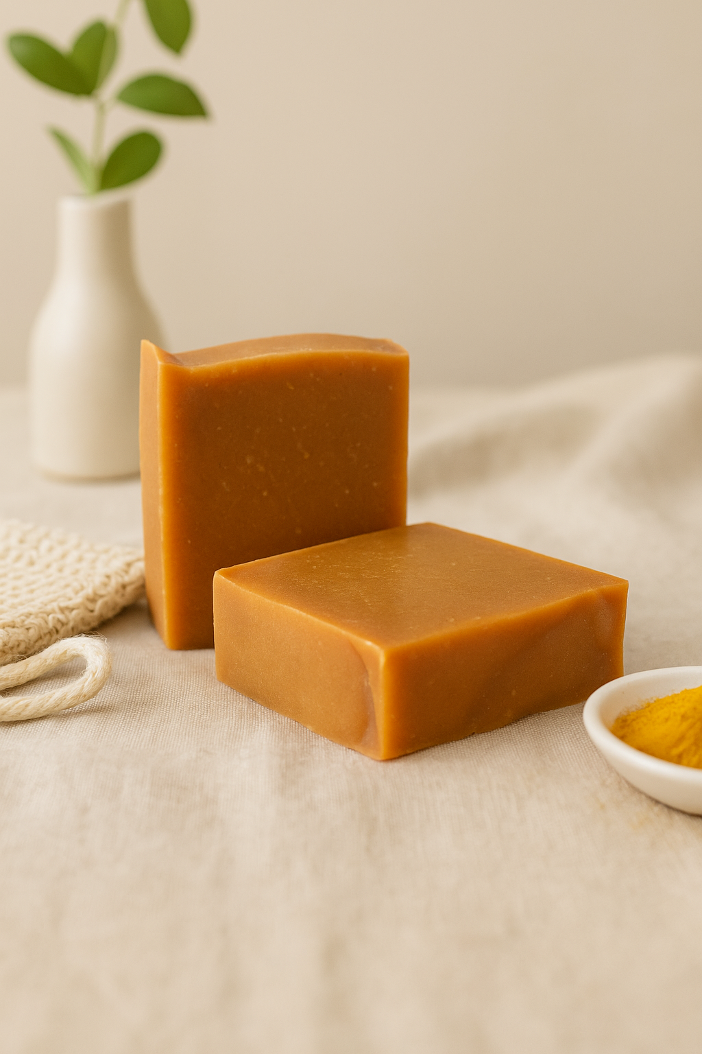 Golden Bloom β Turmeric & Orange Blossom Soap Bar