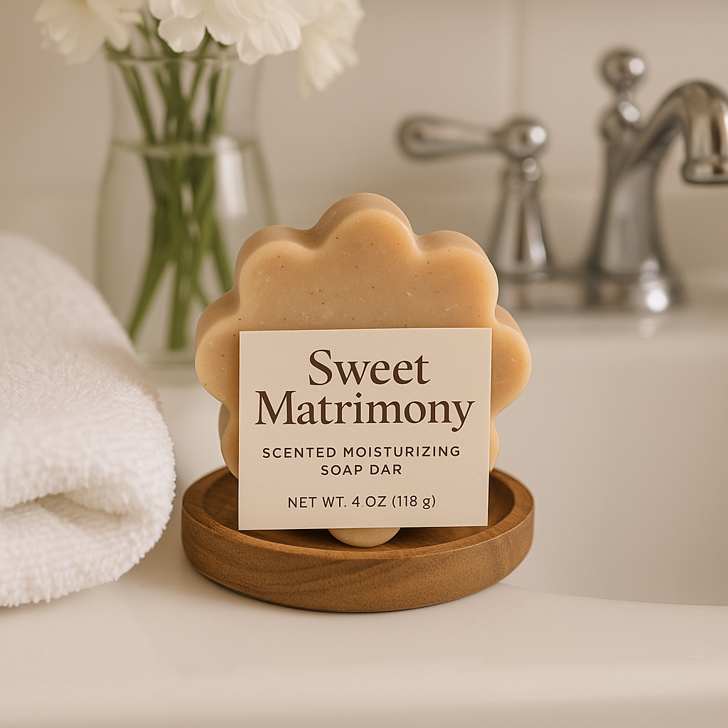 Sweet Matrimony – Italian Wedding Cake Scented Moisturizing Soap Bar💍