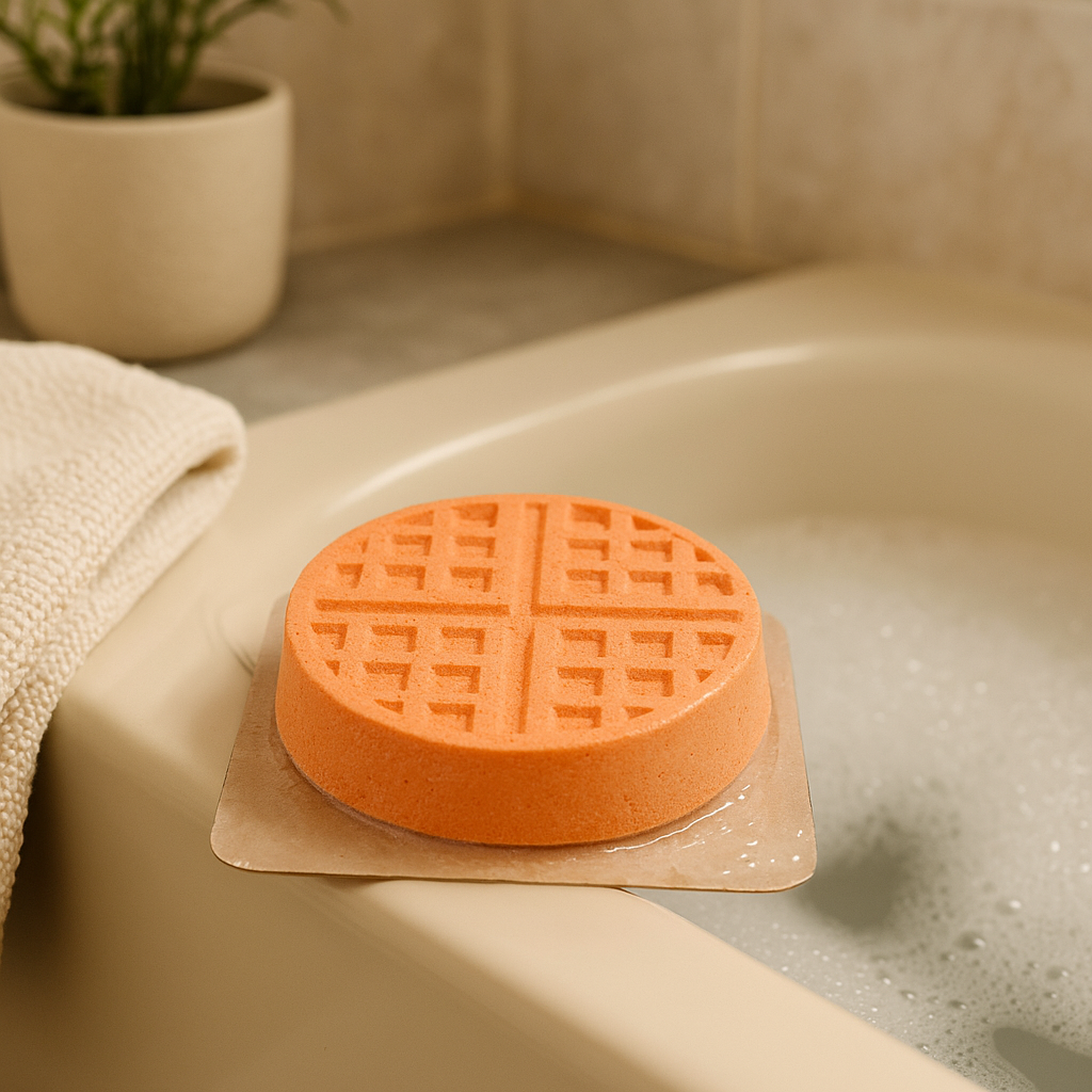 Peach Waffle Bath Bomb