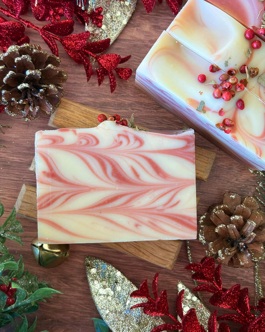 Candy Cane Soap