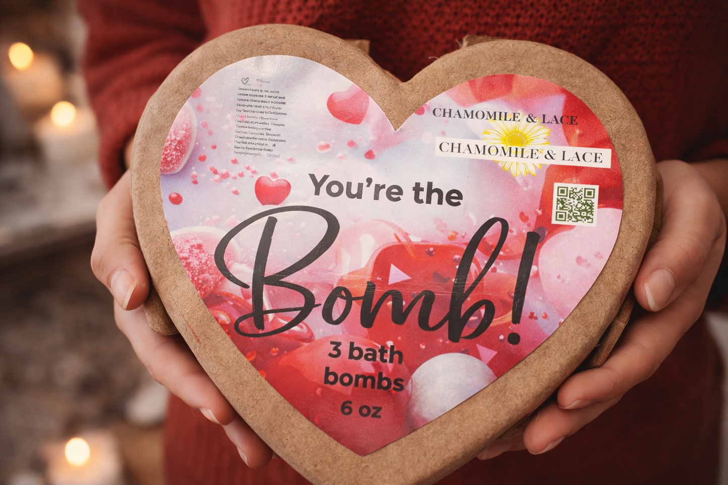 You’re the Bomb! – Heart Bath Bomb Gift Set (3-Piece)