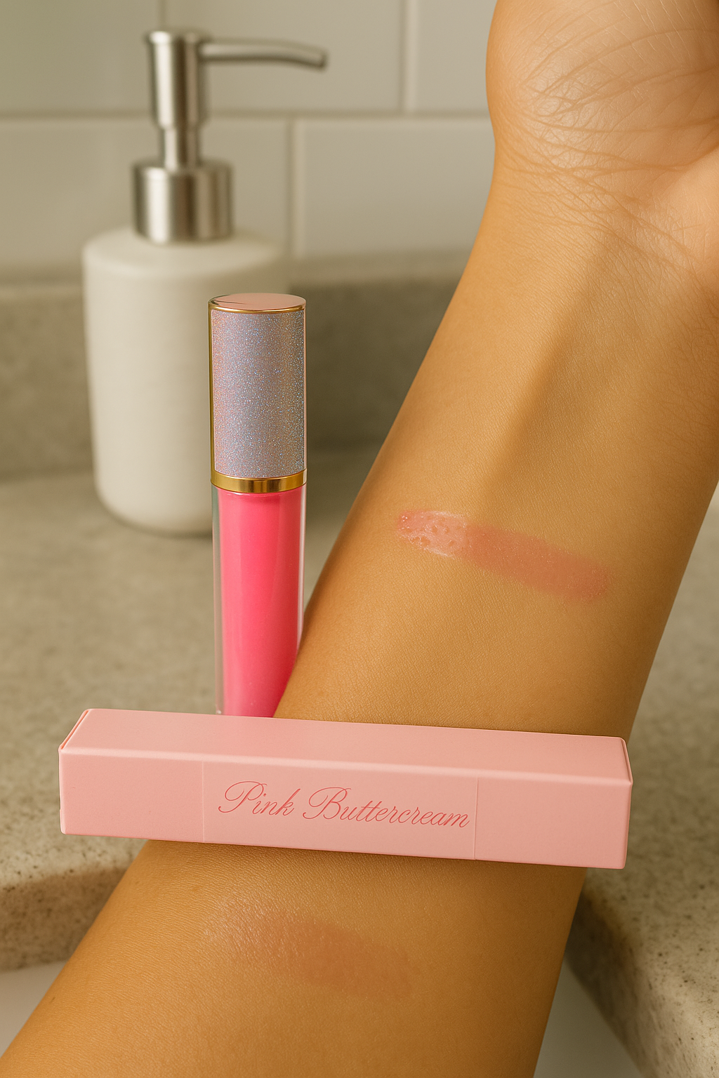 Pink Buttercream Lip Gloss
