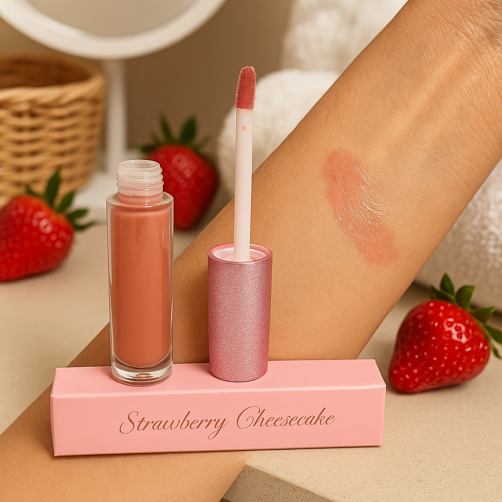 🍓🍰 Strawberry Cheesecake Lip Gloss