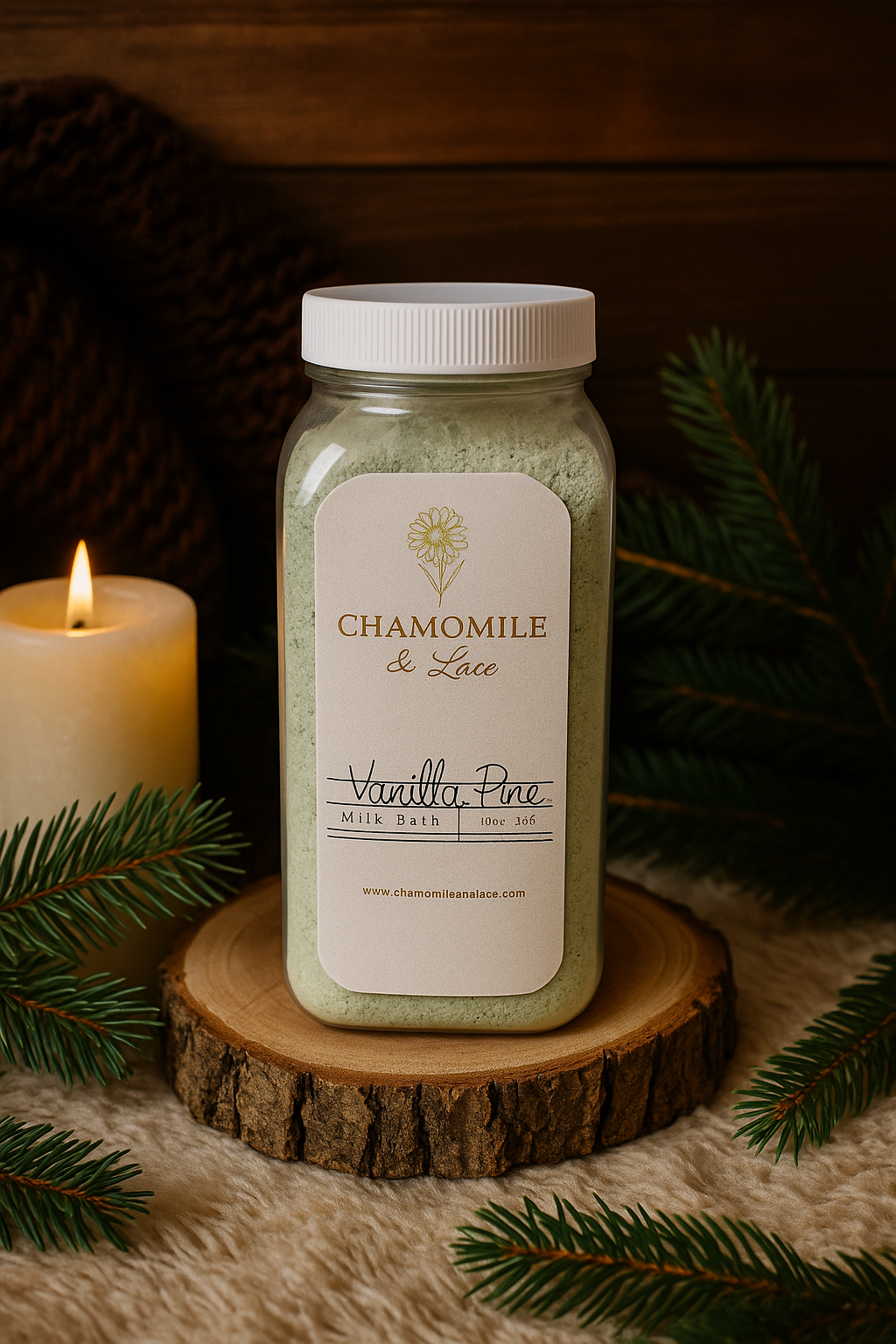 Vanilla Pine Milk bath